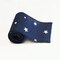 Navy Burlap Ribbon with White Star Print Patriotic-Ribbon Natural Jute and Eco-Friendly Product